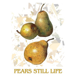 &quot;Pears Still Life&quot; Contemporary Fruit Print - Free Shipping